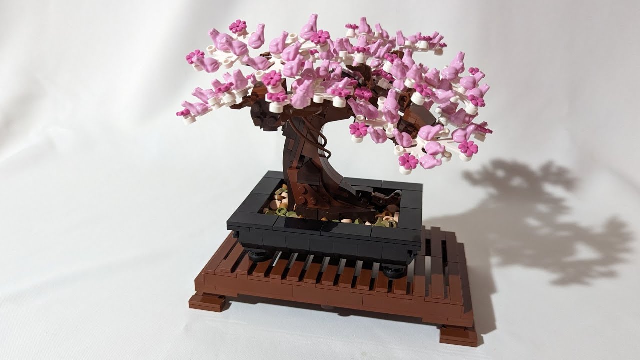 From Bricks To Bonsai: Time-lapse Build Of LEGO Bonsai Tree Set #10281 ...