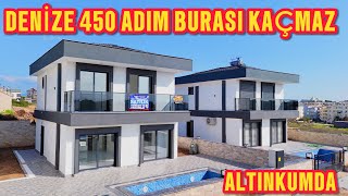 DİDİM ALTINKUM’DA DENİZE 450 ADIM MALİYETİNE SATILIK VİLLA.