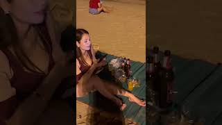 Night session on the sands of Pattaya Beach, Thailand,4Lovelife #pattaya