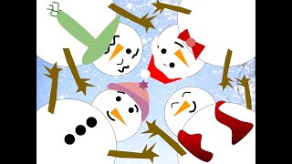 Perspective Snowmen Google Drawing Tutorial