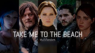 MULTIFANDOM | Take Me To The Beach - Imagine Dragons \u0026 Ado (Sub. Español + Lyrics Romaji)