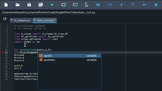 Using root from scipy.optimize