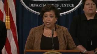 Attorney General Loretta Lynch and HHS Secretary Burwell Announce National Healthcare Fraud Takedown