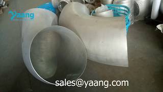 ASME B16.9 ASTM B366 Hastelloy C276 90 Degree Welded Elbow LR DN609.6x4MM - www.yaang.com