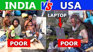 अमेरिका के गरीब भी भारत के अमीरों से बेहतर है? | How poor people survive in USA | Poverty In America