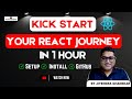 Kickstart Your React Journey: Setup, Install & GitHub Integration in 60 Minutes #reactjsdevelopment