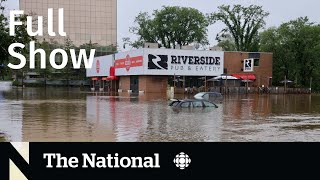CBC News: The National | N.S. floods, Twitter rebrand, Savannah Bananas