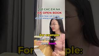 An open book #english #hoctienganh #learnenglish #funny #viral #tips #shorts