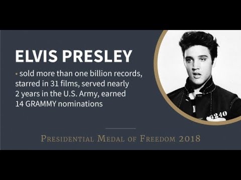 Elvis Presley Lives 2018 - Presidential Medal Of Freedom - YouTube