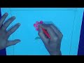 easy flower drawing with color pencil for beginners একটি রঙ্গিন ফুল আঁকার সহজ উপায়