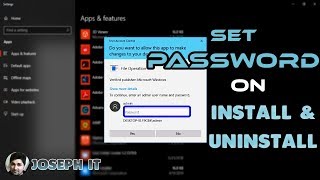 Set password to Install/ Uninstall/ Make os changes | Better Windows Security