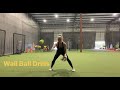 Wall Ball Fielding Drills