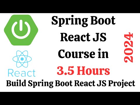 Spring Boot React JS Full Stack Project Spring Boot React Crash Course [2024]