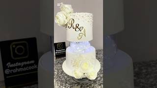 طريقة تركيب بياس مونتي كيكة عرس #ترند #cake #اكسبلور #كيك #cakedecorating #weddingcake