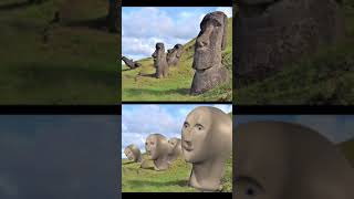 Easter Island🗿:  Move your head out of the way #moai #lore