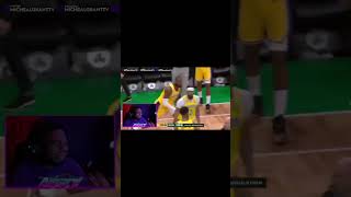 Lakers Fan REACTS To LeBron MAD after no foul call on game winning shot vs Celtics #shorts #lakers