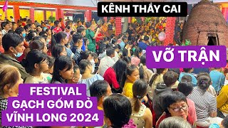 Vỡ trận! Hàng nghìn người đổ về Festival Gạch Gốm Đỏ - Kinh Tế Xanh lần đầu tiên tổ chức ở Vĩnh Long