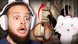 There Is Someone In The Basement 😳 (Scary Comp. V109 FULL REACTION WITH GF)