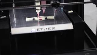 Aether 3D Bioprinter - Bioprinting Bone with Graphene and Stem Cells - Electronics Printing