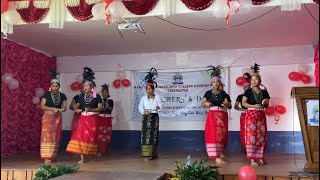 CELEBRATING TEACHERS DAY| MBAC|| GARO TRADITIONAL DANCE REMIX|| BA 1ST SEMESTER ||#mawsynram