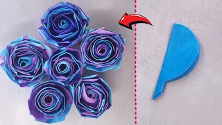 Create STUNNING Paper Roses with Just A4 Paper!