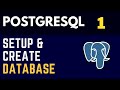 PostgreSQL (1) Installation and Create Your First Database ( SQL shell / PgAdmin4 )