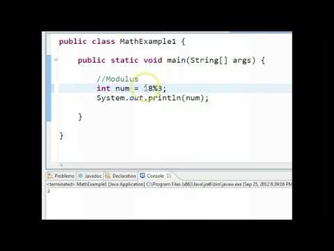 Java - Modulus Java - Modulus