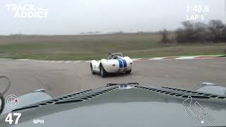 1952 XK120 and 1959 Lister Knobbly, CVAR Group 4, Eagle's Canyon Raceway 2/26/2023