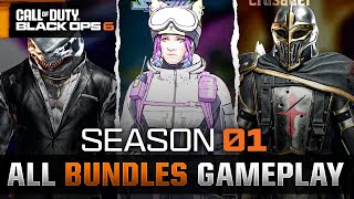 ALL 22+ NEW Bundles Gameplay in Black Ops 6 Season 1... (Mastercrafts, Finishing Moves & Emotes)