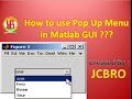 How to use pop up menu in matlab GUI (part 4) ??