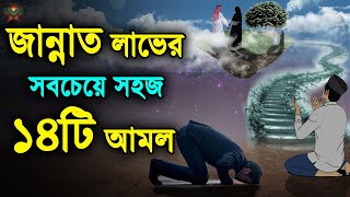 সুবাহানআল্লাহ্‌! জান্নাত লাভের সহজ ১৪ টি আমল! দেখুন ছোট ও সহজ আমল গুলো কি কি। আলোর পথের যাত্রী