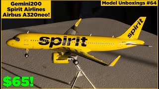 *$65* Gemini200 1:200 Spirit Airlines Airbus A320neo Unboxing! | Model Unboxings #64