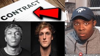 KSI and Logan Paul Talk Contracts Face To Face (Reaction)