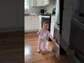 15 month old doing the moonwalk!!