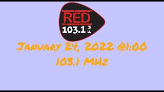 Red 103.1 \u0026 93.3 KHRD Legal ID (Redding, CA)