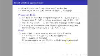 Direct simplicial approximation