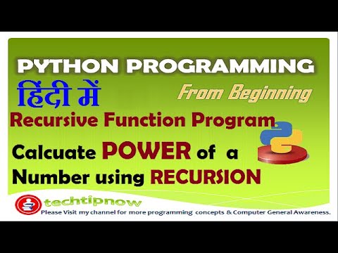 Program To Calculate Power Of A Number Using Recursion In Python