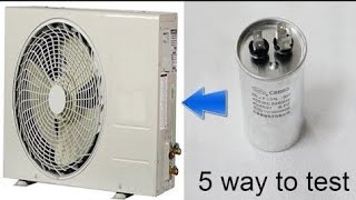 How to test air conditioner capacitor - How to check ac capacitor (video 43)