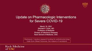 COVID-19 Pandemic Grand Rounds: An Update on Therapeutics