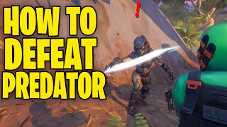 How To Defeat The PREDATOR Boss In Fortnite