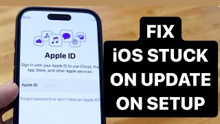 How To FIX iOS Update Stuck When Setting Up a New iPhone! (2024)