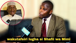 MCH. NDACHA ABANWA NA HOJA ZA USTADH SHAFII KUHUSU MUNGU ALIYENDIKWA KWENYE QURAN NA YULE WA BIBLE