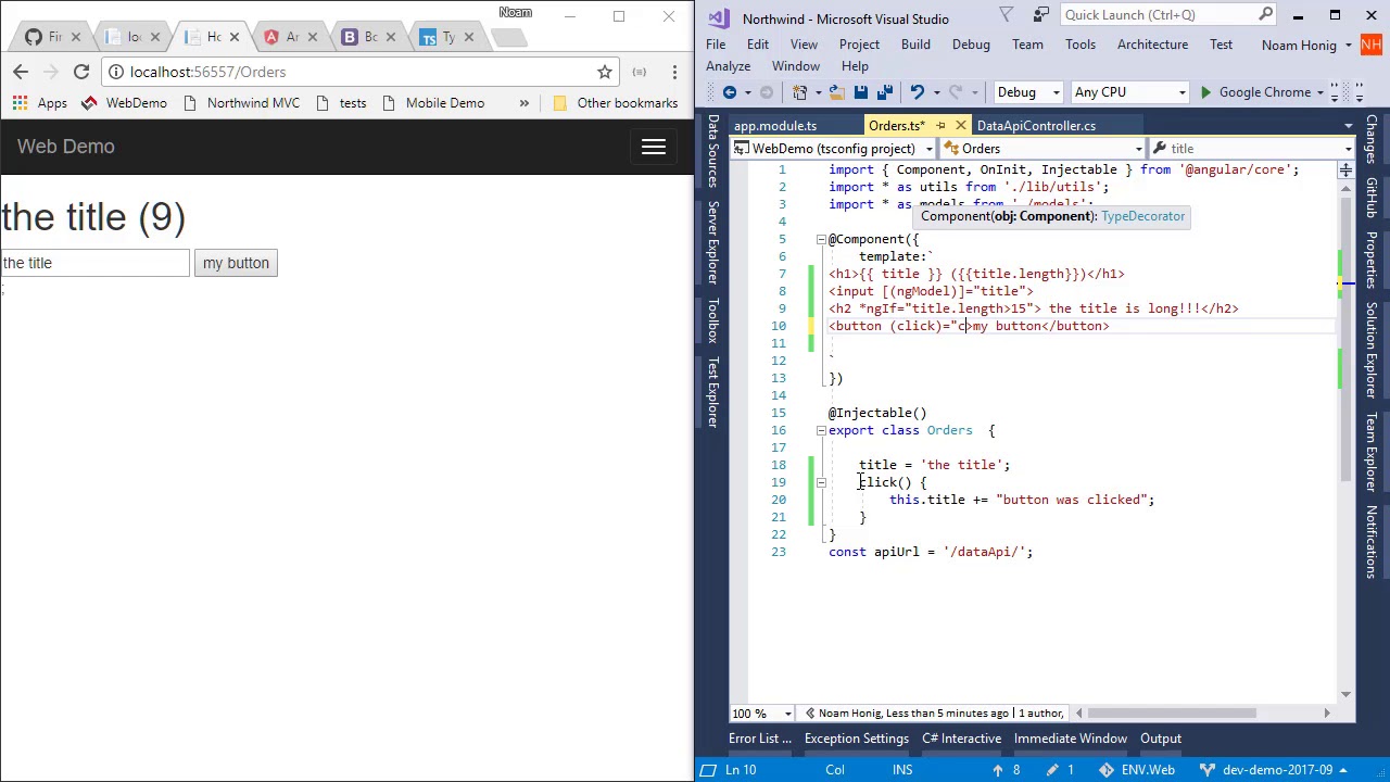 Adding A Button In Angular Youtube
