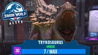 TRYKOSAURUS MAX LEVEL 30 (JURASSIC WORLD ALIVE)