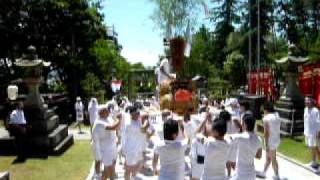 平成22年夏祭り　御荷物　日吉神社（金沢市大野町