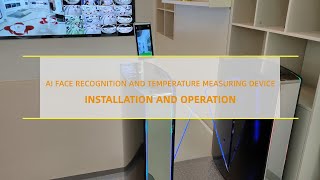 Operation video of AI face temperature recognition device(FK02 GYW)