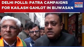 Delhi Polls: Sambit Patra, Kailash Gahlot Interact With Locals On Water Supply Issue In Bijwasan