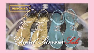 CHANEL Unboxing/Summer Sale 2021/Chanel Sandals /香奈兒涼鞋開箱/中英字幕/(English subtitle )