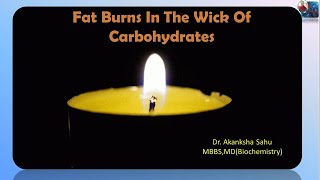 FAT BURNS IN THE FLAME OF CARBOHYDRATES