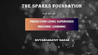 Prediction using Supervised Machine Learning | TSF-GRIP Task 1 | Linear regression using python